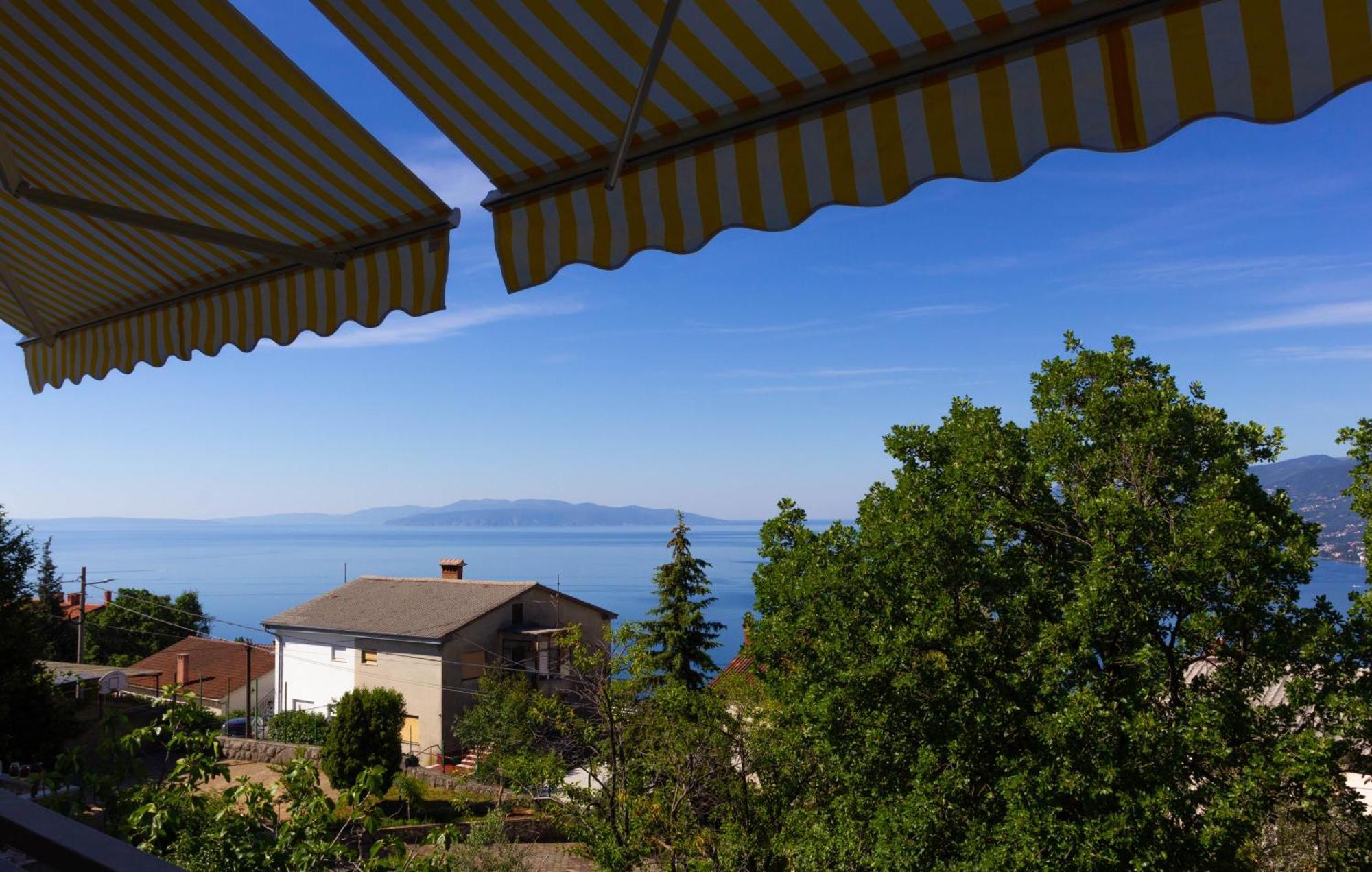 Sea View Retreat With 170Mbps Wifi And Sunny Balcony Apartman Kastav Kültér fotó